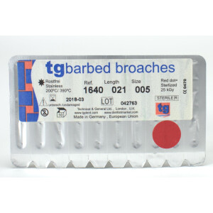 tg Barbed Broach (035) Size m 10pcs