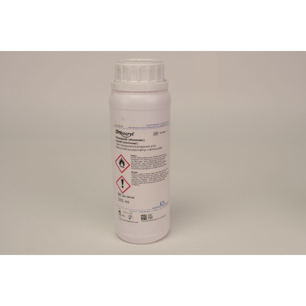 Orthocryl Flüssig rosa-transpa 500ml
